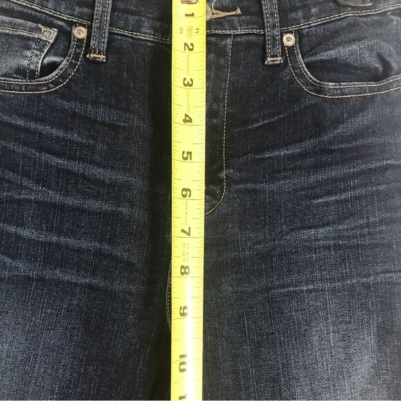 Lucky Brand Olivia Ankle Skinny High Waist Jean Stretch Slim Medium Blue Pant 2 - Picture 14 of 16